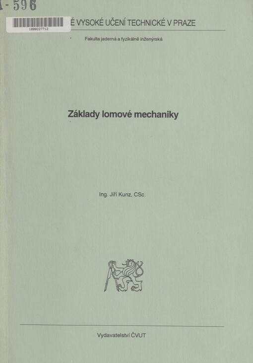 Základy lomové mechaniky
