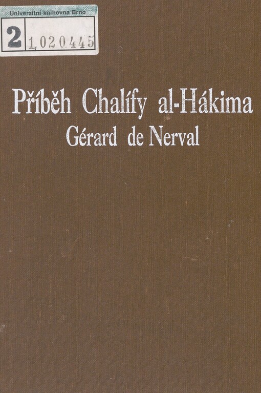 Příběh Chalífy al-Hákima z Cesty do Orientu