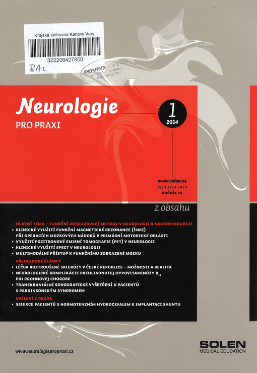 Neurologie pro praxi