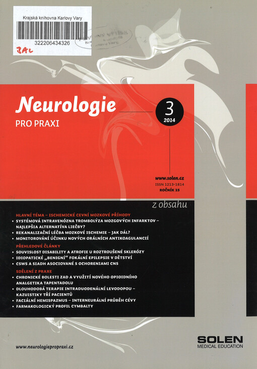 Neurologie pro praxi