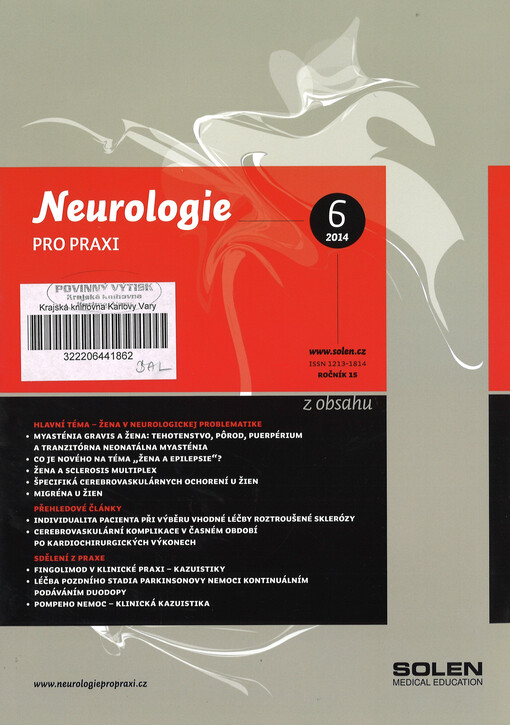 Neurologie pro praxi