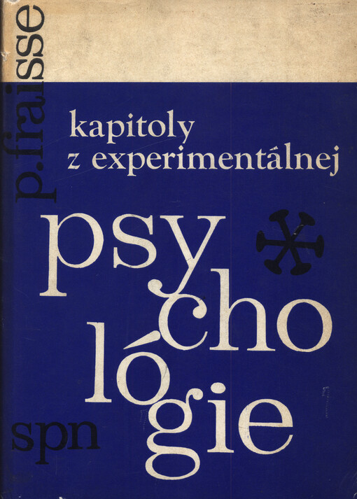 Kapitoly z experimentálnej psychológie