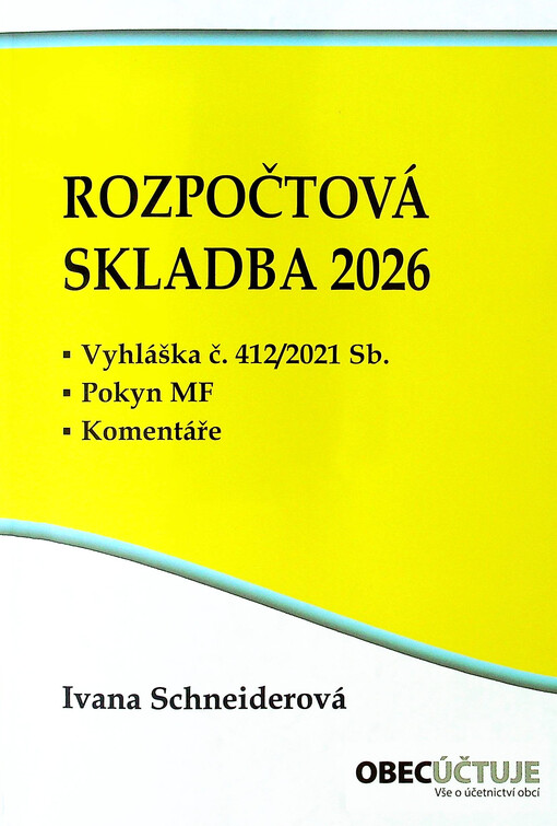 Rozpočtová skladba v roce 2026