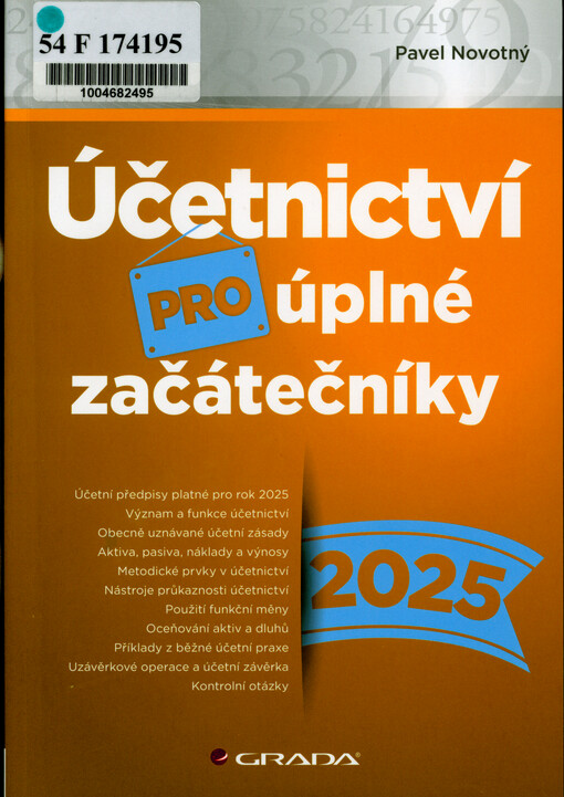 Účetnictví pro úplné začátečníky ...