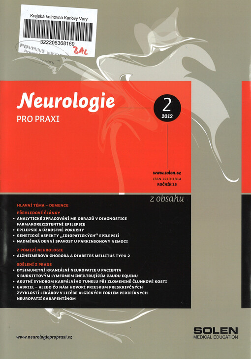 Neurologie pro praxi