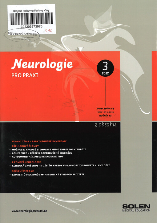Neurologie pro praxi