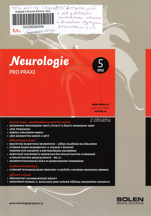Neurologie pro praxi