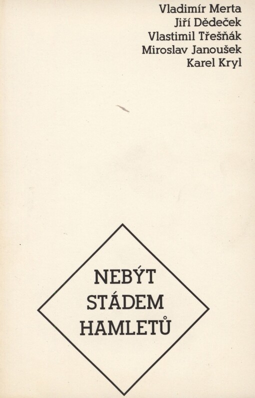 Nebýt stádem Hamletů: průhledy do českého folku