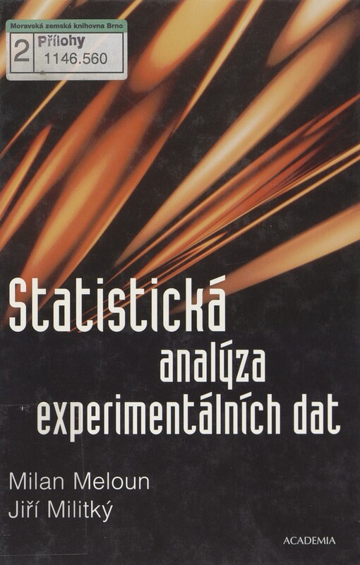 Statistická analýza experimentálních dat