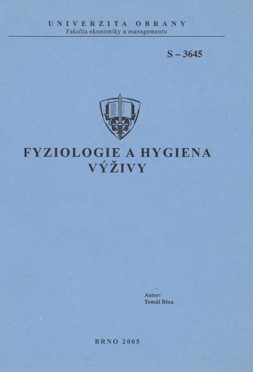 Fyziologie a hygiena výživy