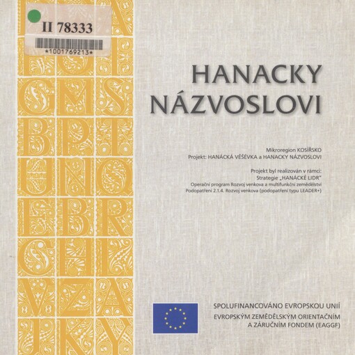 Hanácky názvoslovi