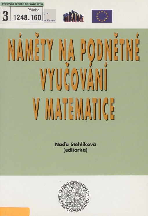 Náměty na podnětné vyučování v matematice