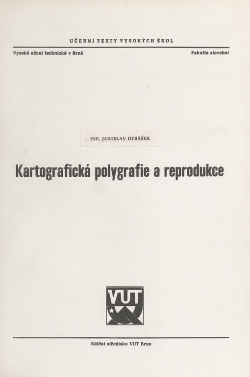 Kartografická polygrafie a reprodukce