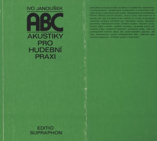 ABC akustiky pro hudební praxi