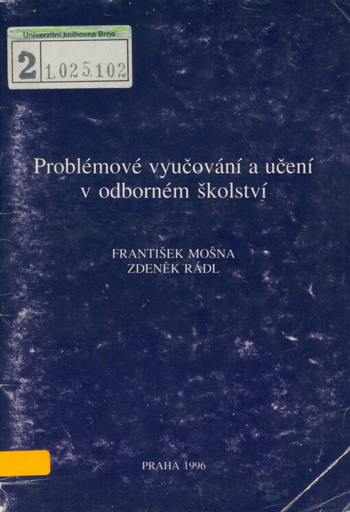 Problémové vyučování a učení v odborném školství