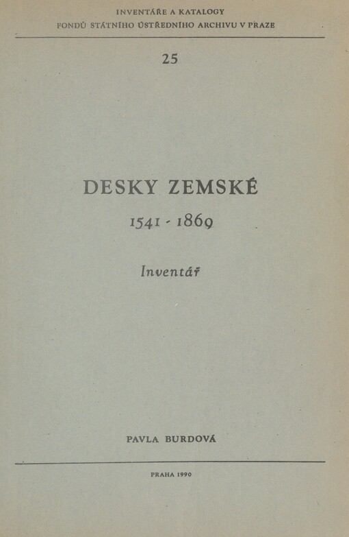 Desky zemské 1541-1869