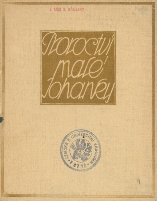 Proroctví malé Johanky