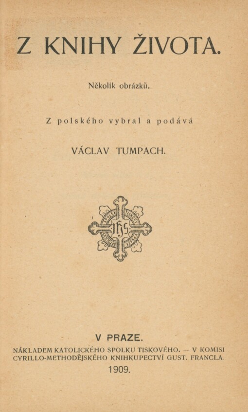 Z knihy života: několik obrázků