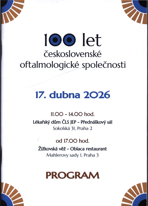 100 let Československé oftalmologické společnosti