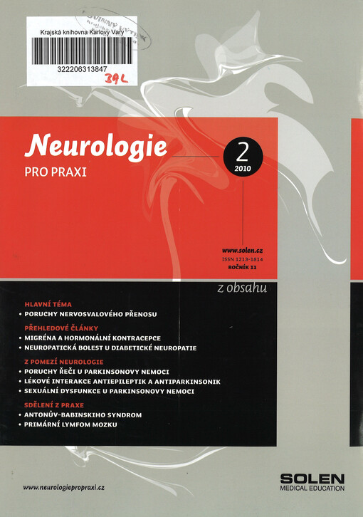 Neurologie pro praxi