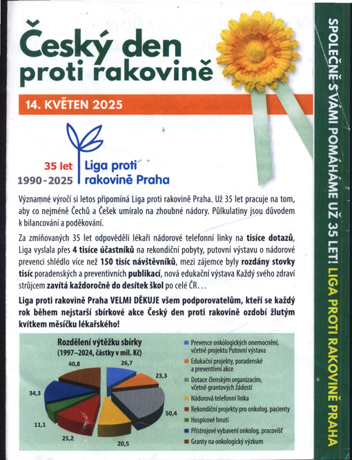 Český den proti rakovině : ... ročník celonárodní květinové sbírky