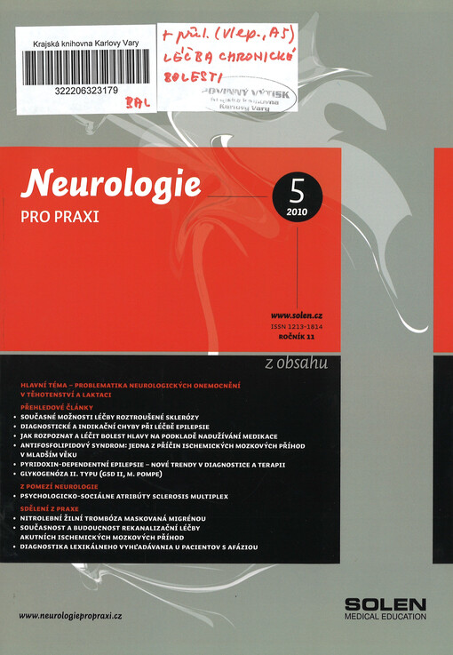 Neurologie pro praxi