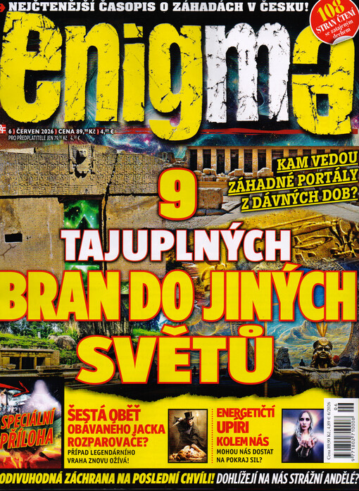 Enigma : záhadné události - tajná společenství - nevysvětlitelné úkazy - paranormální jevy - konspirační teorie
