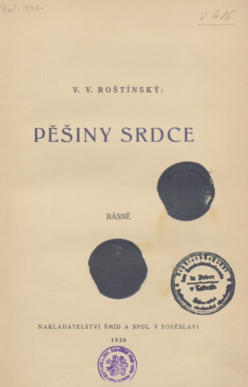 Pěšiny srdce: básně