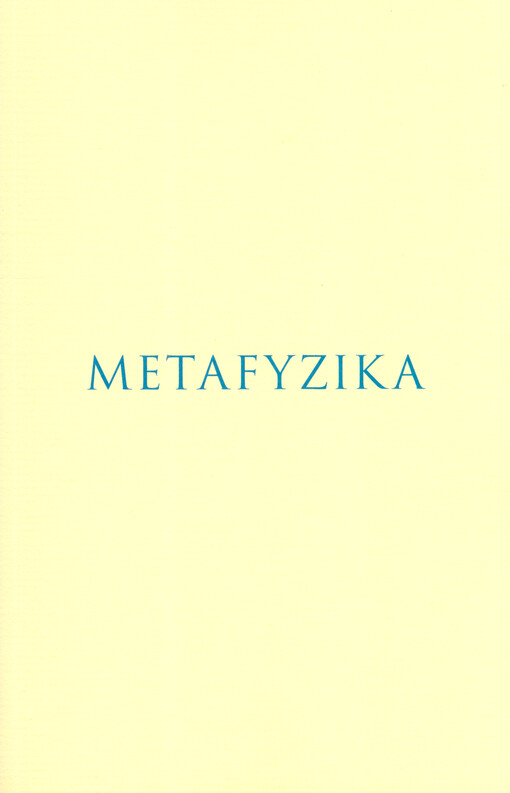 Metafyzika