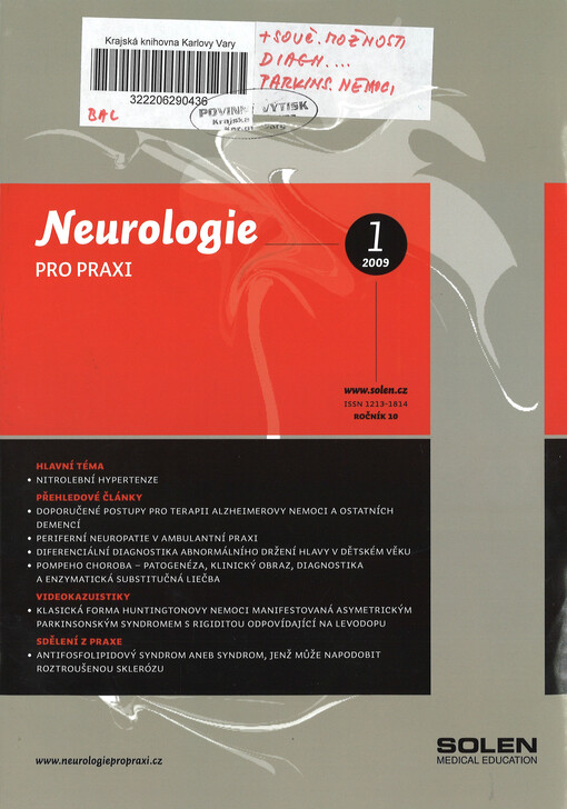 Neurologie pro praxi