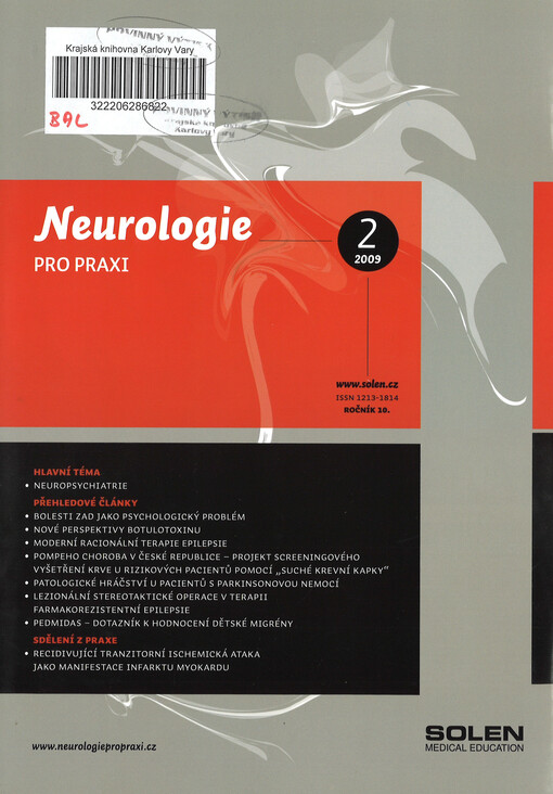 Neurologie pro praxi