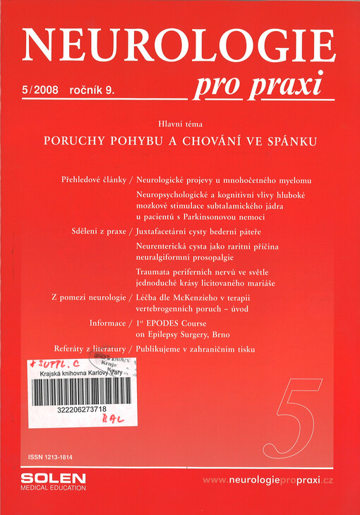 Neurologie pro praxi