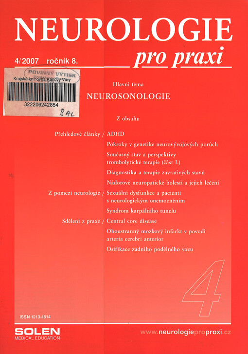 Neurologie pro praxi