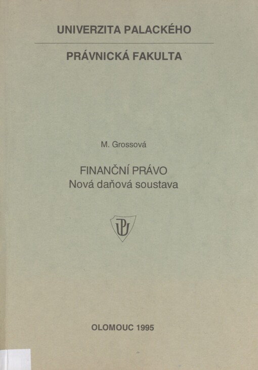Finanční právo: nová daňová soustava