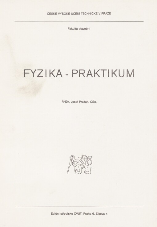 Fyzika - praktikum