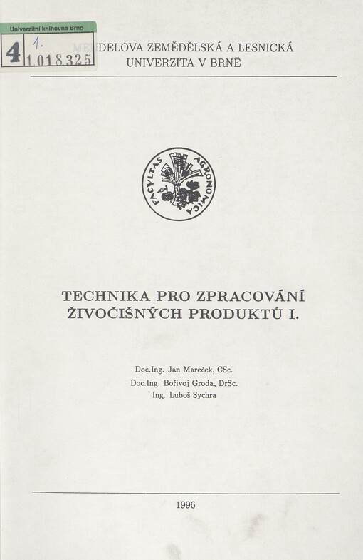 Technika pro zpracování živočišných produktů
