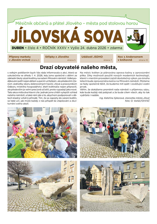 Jílovská sova : měsíčník občanů a přátel Jílového u Děčína
