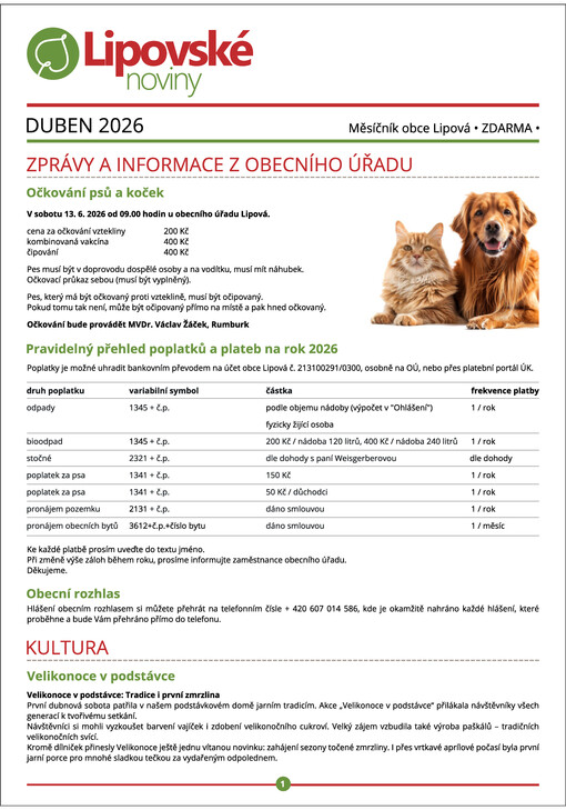 Lipovské noviny