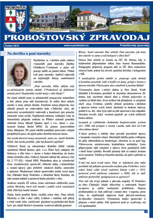 Proboštovský zpravodaj