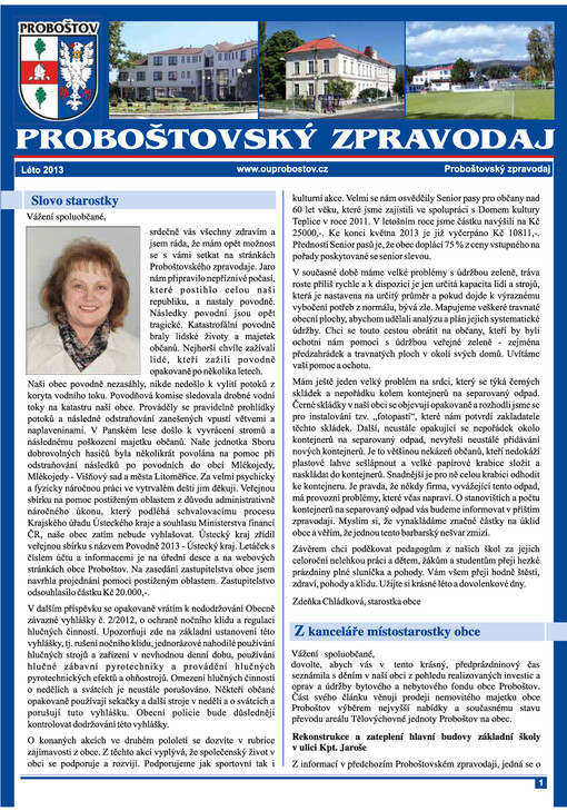Proboštovský zpravodaj