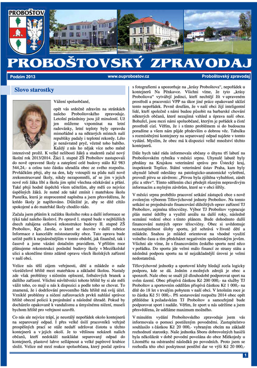 Proboštovský zpravodaj