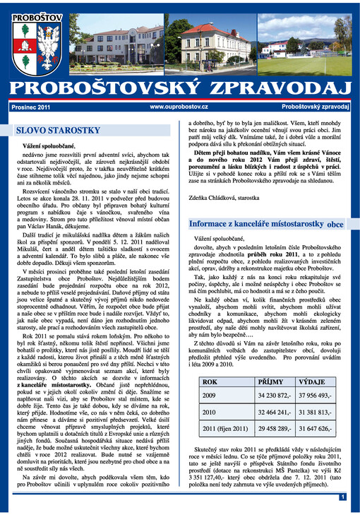 Proboštovský zpravodaj