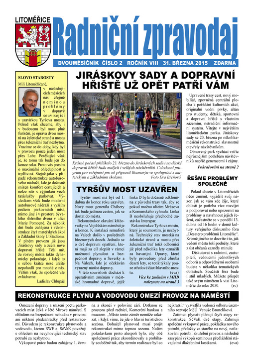 Radniční zpravodaj : dvouměsíčník Litoměřic