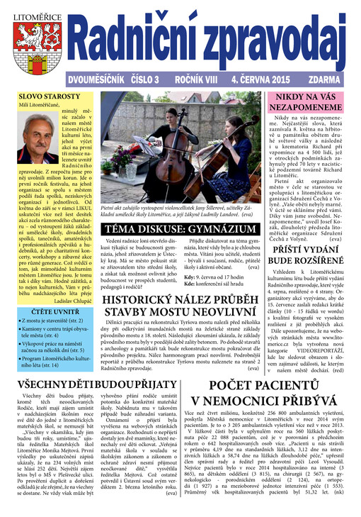 Radniční zpravodaj : dvouměsíčník Litoměřic