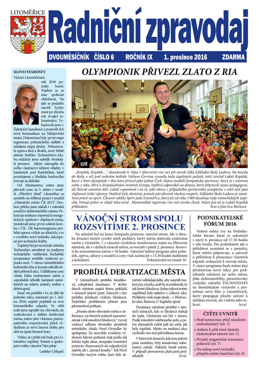 Radniční zpravodaj : dvouměsíčník Litoměřic