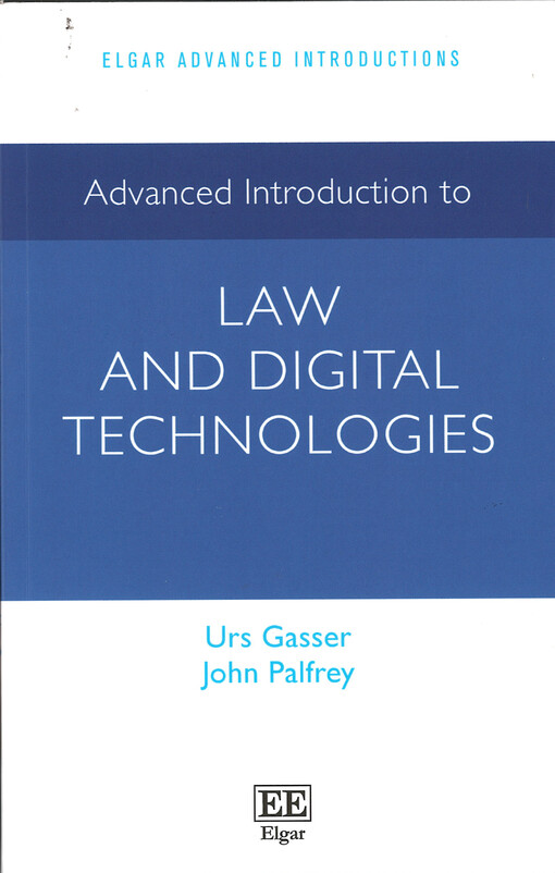 Advanced Introduction to Law and Digital Technologies