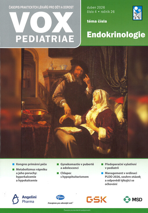 Vox pediatriae : časopis praktických dětských lékařů