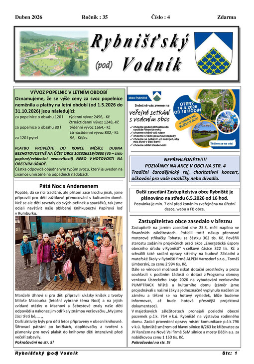 Rybnišťský (pod) vodník