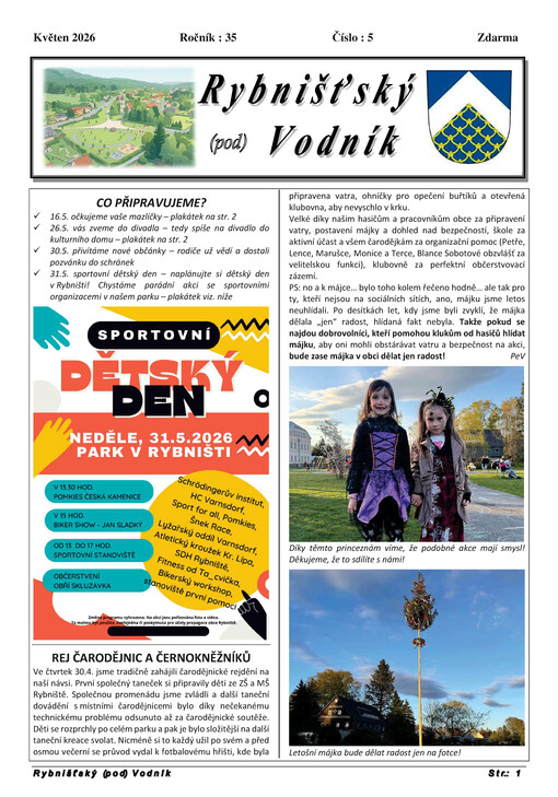 Rybnišťský (pod) vodník