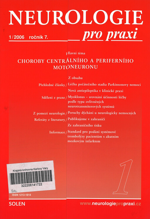 Neurologie pro praxi